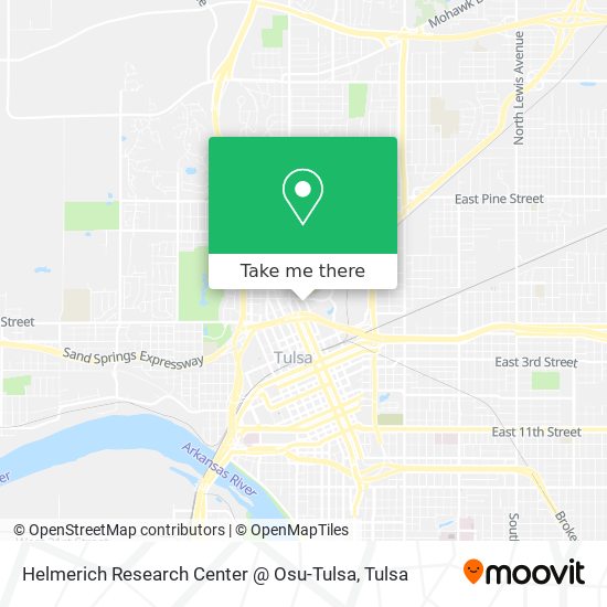 Helmerich Research Center @ Osu-Tulsa map