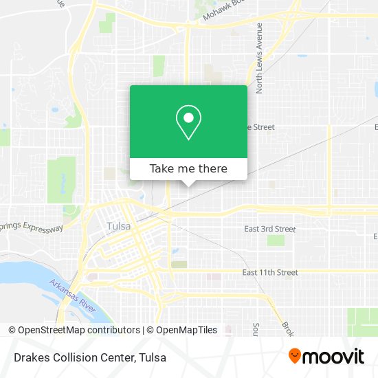 Drakes Collision Center map