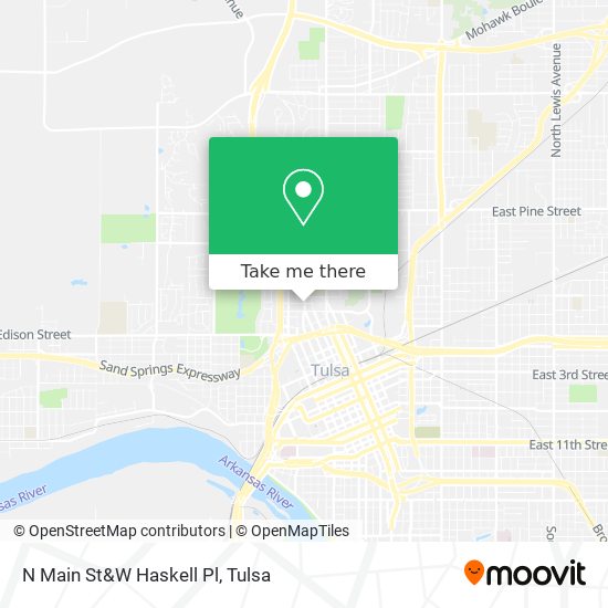 Mapa de N Main St&W Haskell Pl