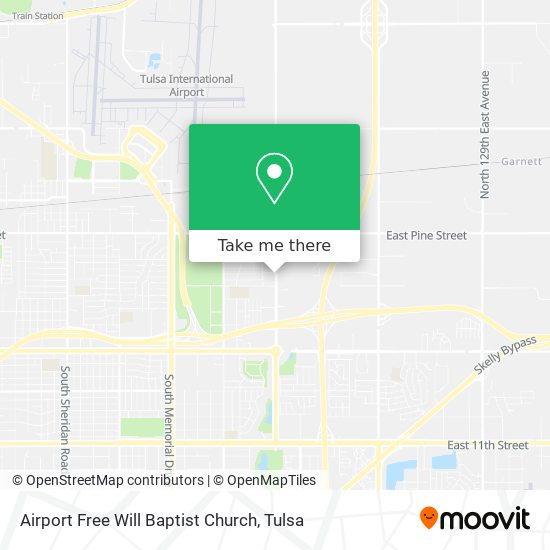 Airport Free Will Baptist Church map