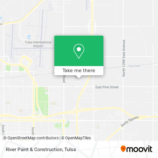 River Paint & Construction map