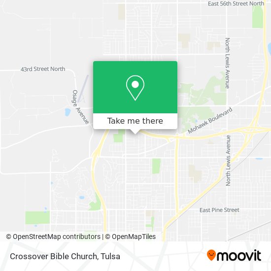 Crossover Bible Church map