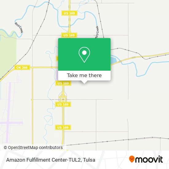 Mapa de Amazon Fulfillment Center-TUL2