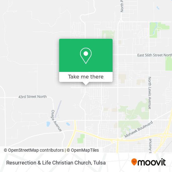 Mapa de Resurrection & Life Christian Church