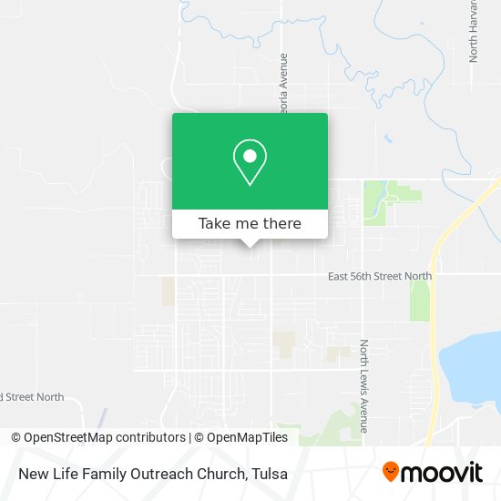 New Life Family Outreach Church map