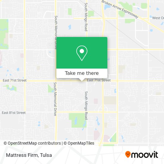 Mattress Firm map