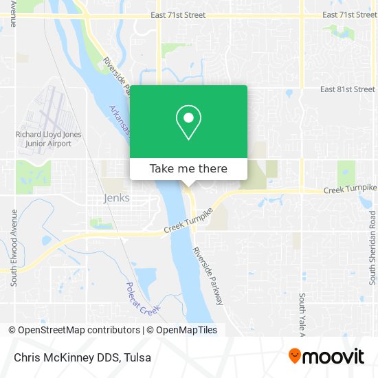 Chris McKinney DDS map