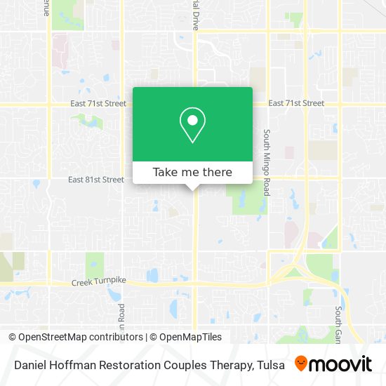 Mapa de Daniel Hoffman Restoration Couples Therapy