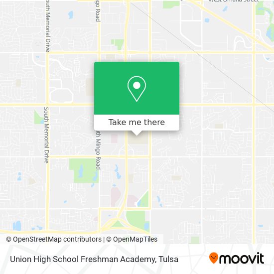 Mapa de Union High School Freshman Academy