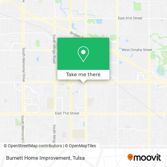 Burnett Home Improvement map