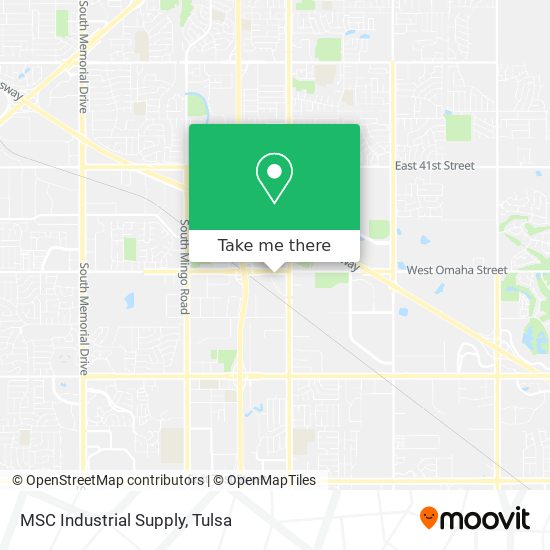 Mapa de MSC Industrial Supply