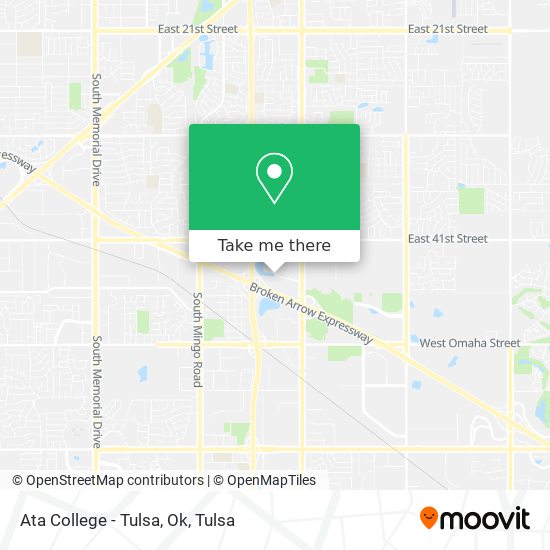 Mapa de Ata College - Tulsa, Ok