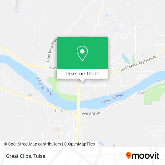 Great Clips map