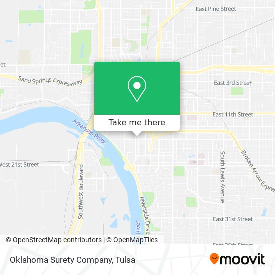 Oklahoma Surety Company map
