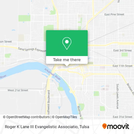 Mapa de Roger K Lane III Evangelistic Associatio