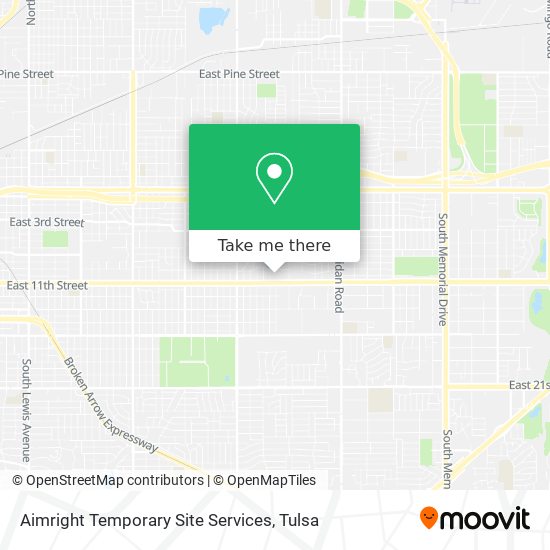 Aimright Temporary Site Services map