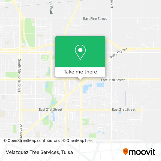 Velazquez Tree Services map