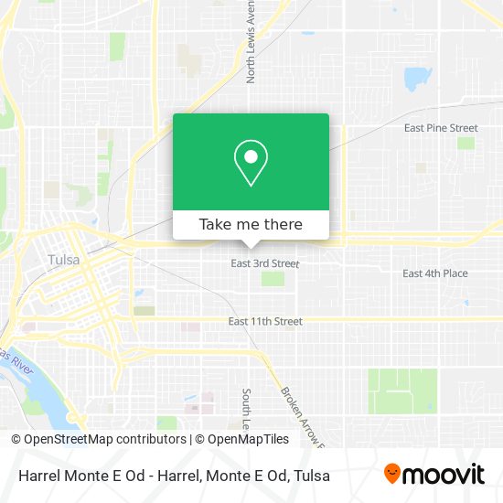 Harrel Monte E Od - Harrel, Monte E Od map