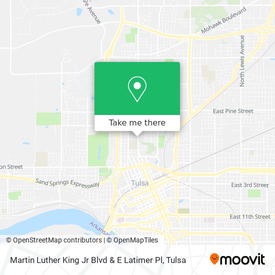 Martin Luther King Jr Blvd & E Latimer Pl map