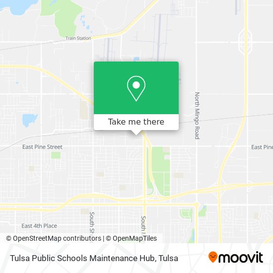 Tulsa Public Schools Maintenance Hub map