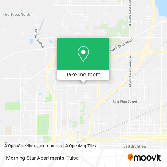 Mapa de Morning Star Apartments