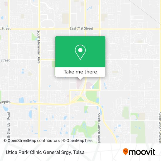 Mapa de Utica Park Clinic General Srgy