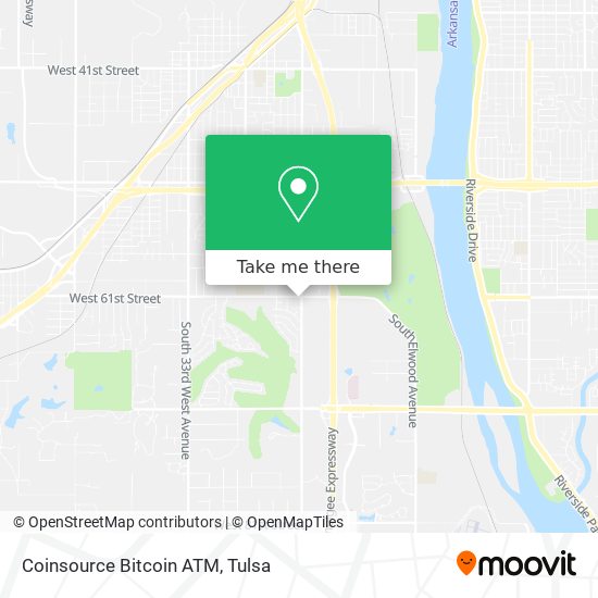 Mapa de Coinsource Bitcoin ATM