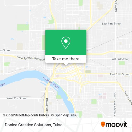 Donica Creative Solutions map