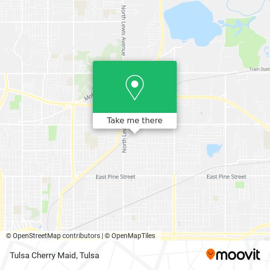 Tulsa Cherry Maid map
