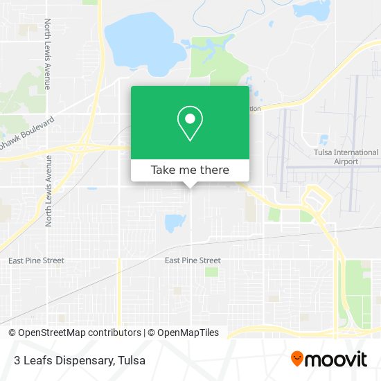 3 Leafs Dispensary map