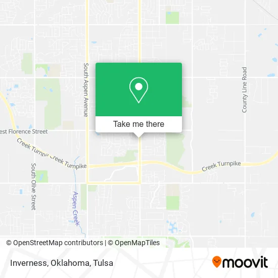 Inverness, Oklahoma map