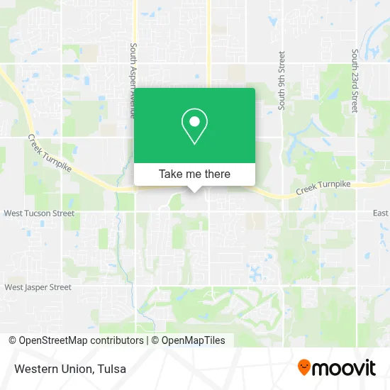 Western Union map