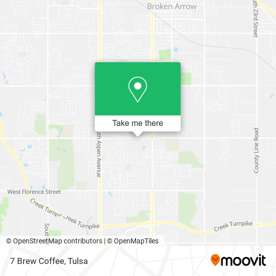 7 Brew Coffee map