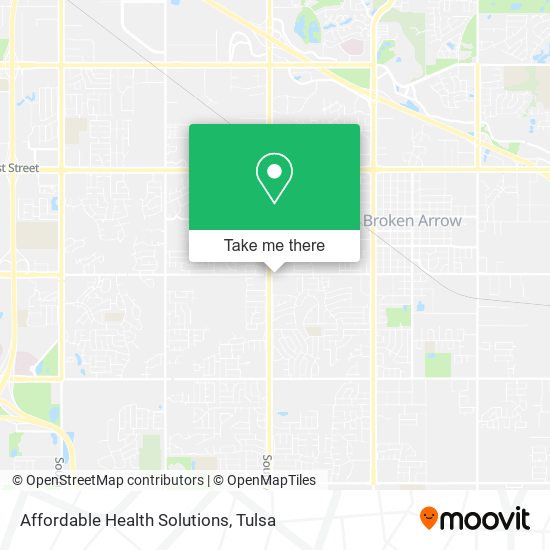 Affordable Health Solutions map