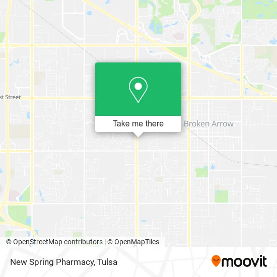 New Spring Pharmacy map