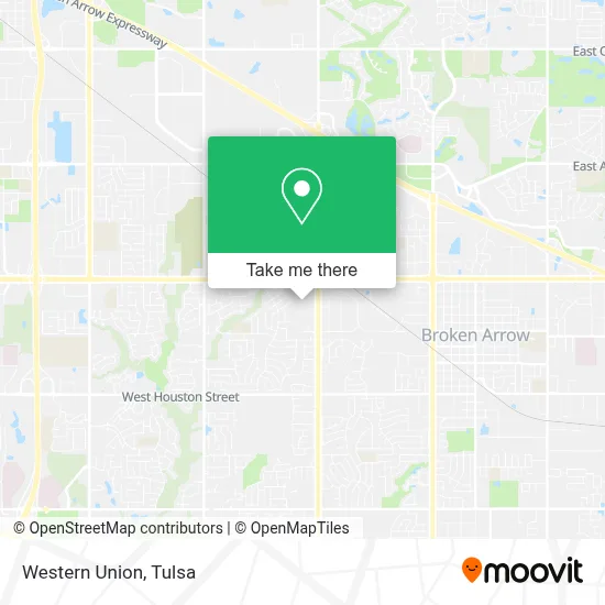 Western Union map