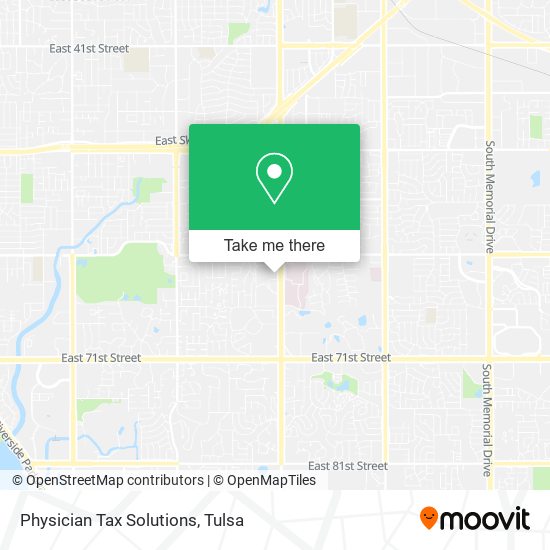 Physician Tax Solutions map