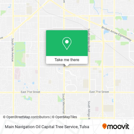 Main Navigation Oil Capital Tree Service map