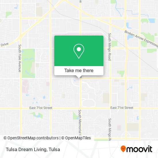 Tulsa Dream Living map