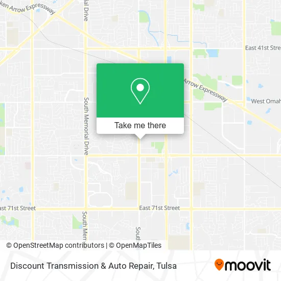 Discount Transmission & Auto Repair map