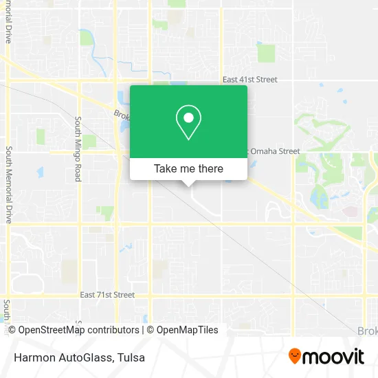 Harmon AutoGlass map