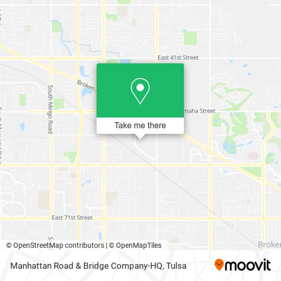 Manhattan Road & Bridge Company-HQ map