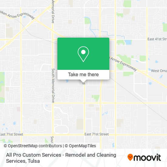Mapa de All Pro Custom Services - Remodel and Cleaning Services