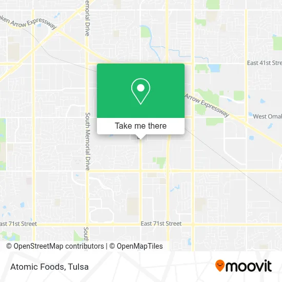 Atomic Foods map