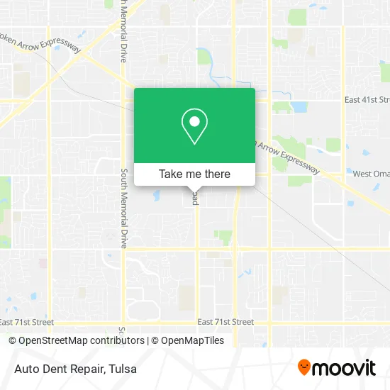 Auto Dent Repair map