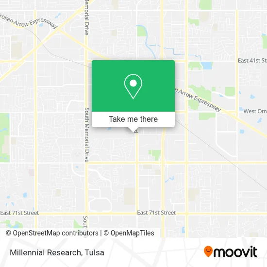 Millennial Research map