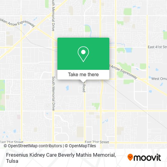 Fresenius Kidney Care Beverly Mathis Memorial map