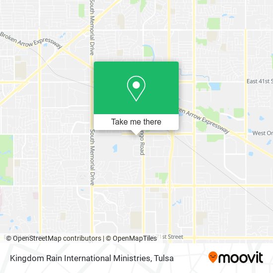 Kingdom Rain International Ministries map