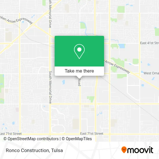 Ronco Construction map