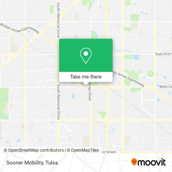 Sooner Mobility map